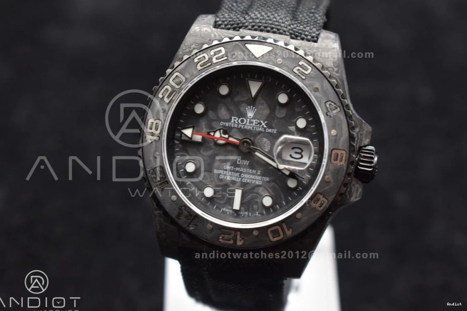 Nylon 423 Black Dial SA3186 Bold Strap DIW Black Edition GMT All Carbon OMF on CHS Black Best 0718